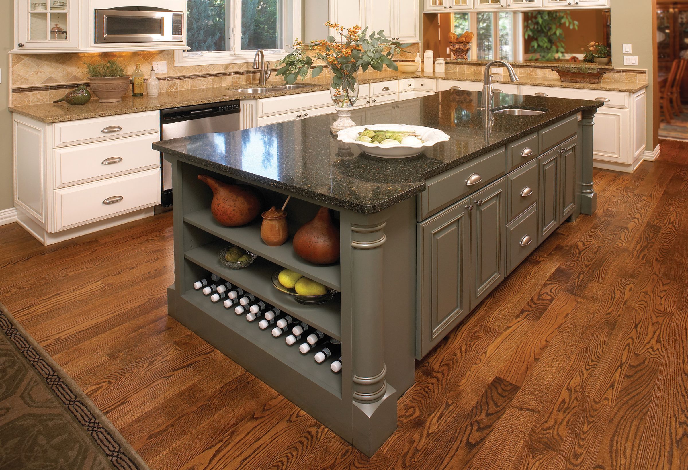 Welshpool Black Cambria Quartz Kitchen Island