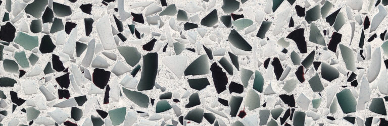 Classic Black Vetrazzo Slab
