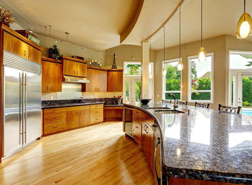 Sapphire Blue Granite Kitchen
