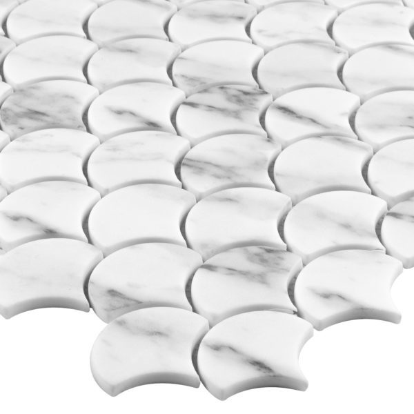 Alternative view of Carrara Fan Fabrique & Nature Anthology Tile