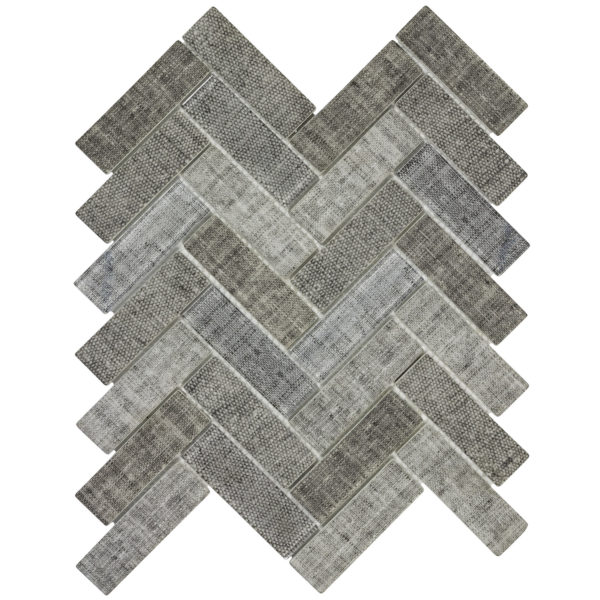 Greige Herringbone Fabrique & Nature Anthology Tile - Image 3