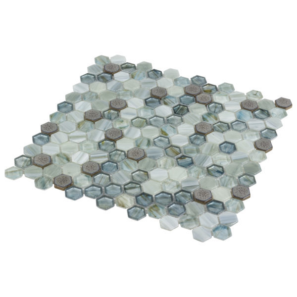 Brocade Lagoon Glassique Anthology Tile - Image 3