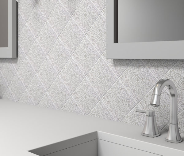 Halo Silver Tile
