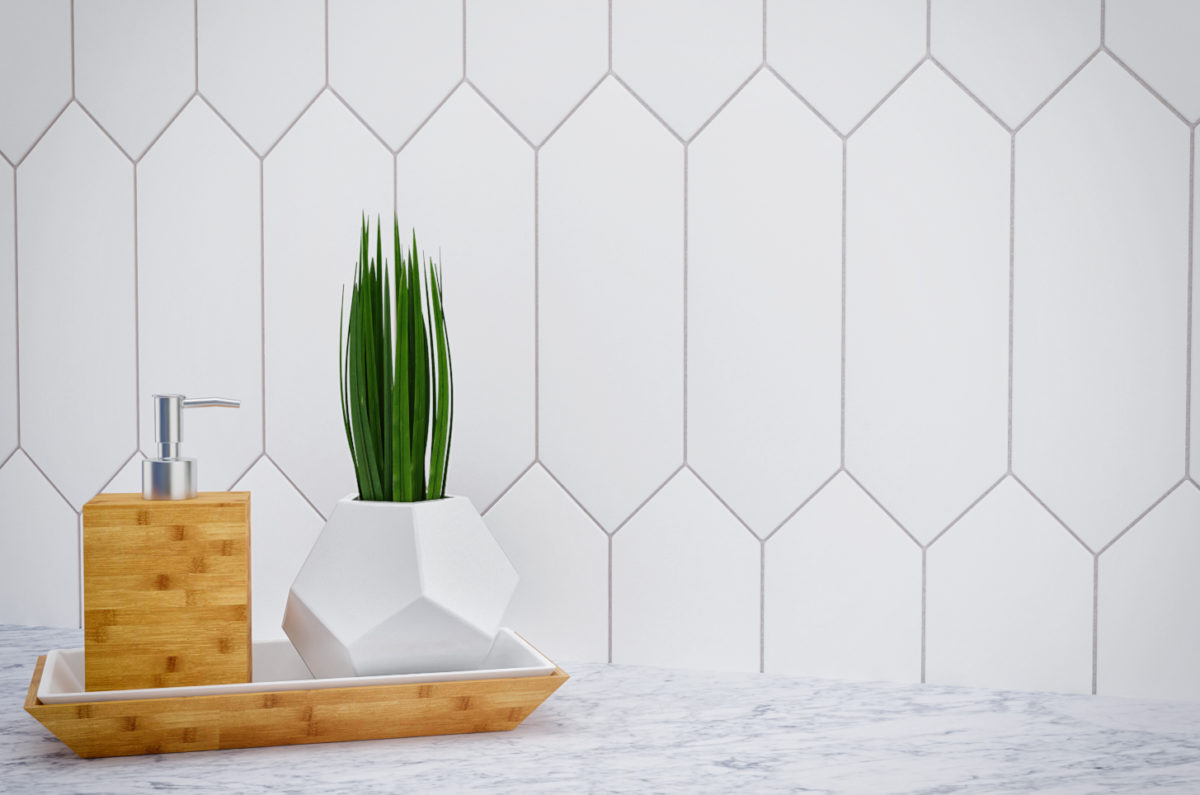 Blanco Pickett Tile