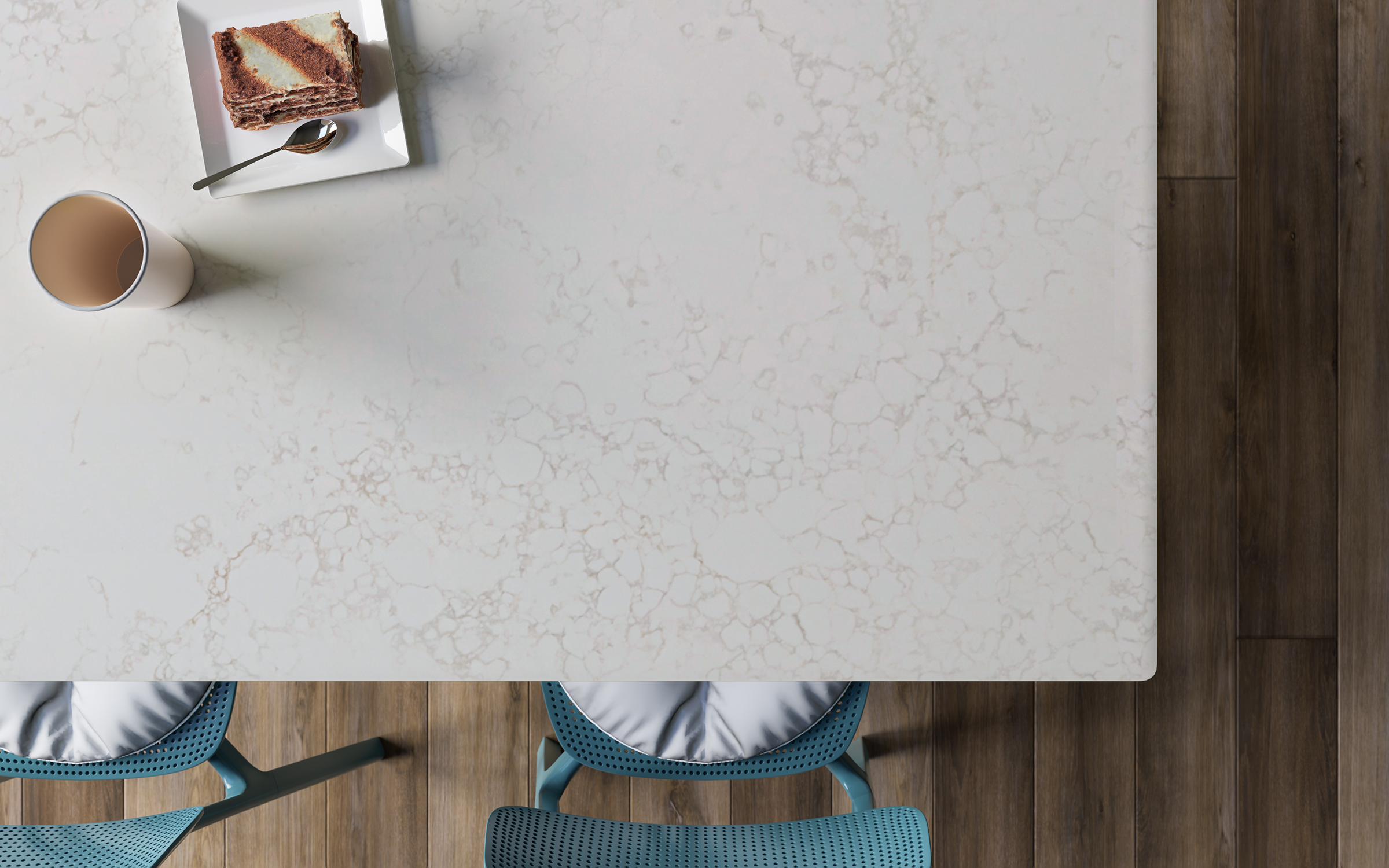 Adagio Gold LG Viatera Quartz Kitchen