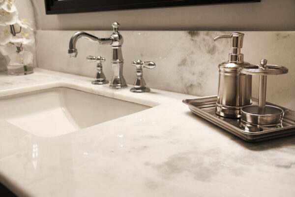 Afyon White Marble Bathroom