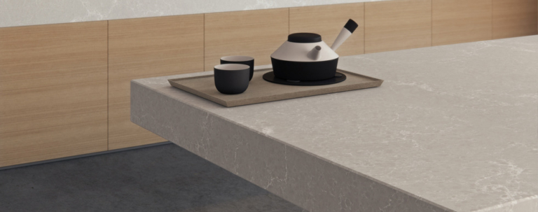 Alpine Mist Caesarstone Quartz Kitchen Countertops
