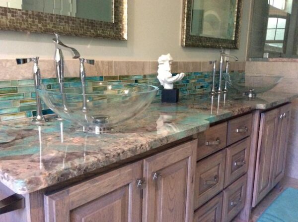 Amazonite Jumbo Extra Granite Bathroom