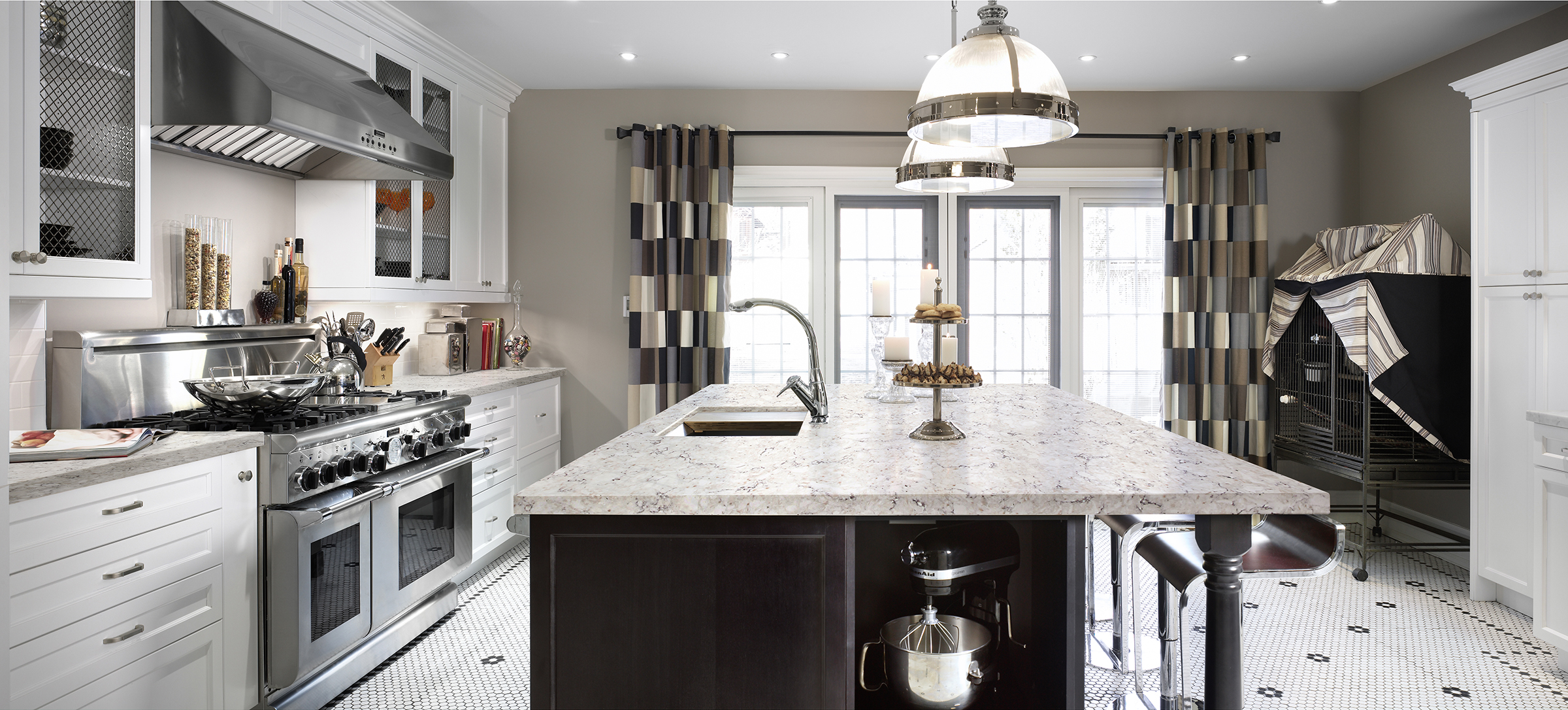 Aria LG Viatera Quartz Kitchen Countertops