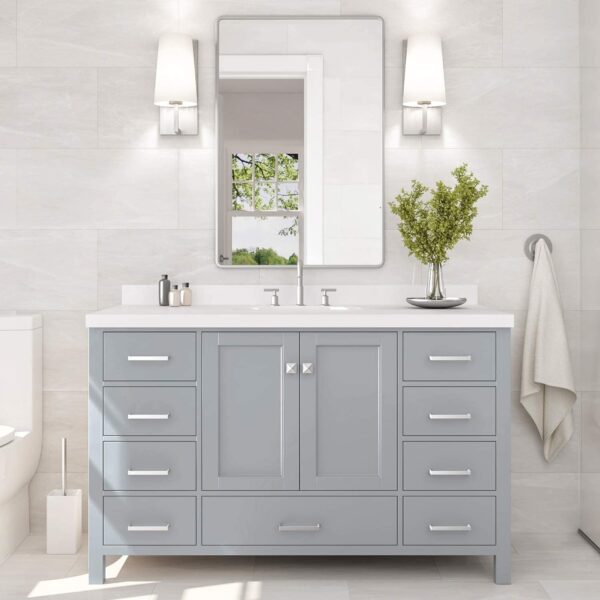 Ariel Silestone Quartz Bathroom