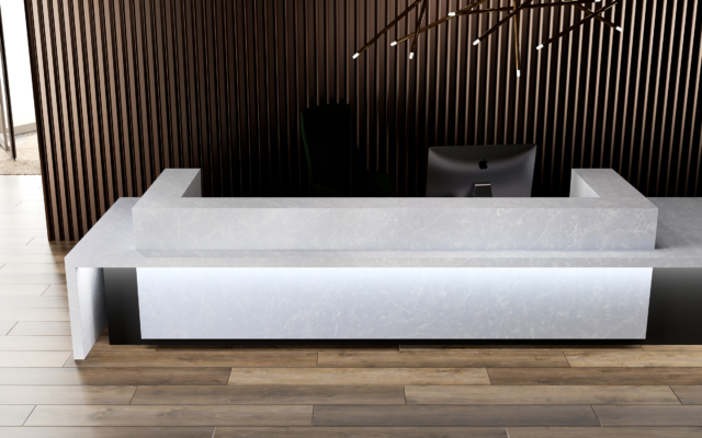Arion LG Viatera Quartz Desk Countertops