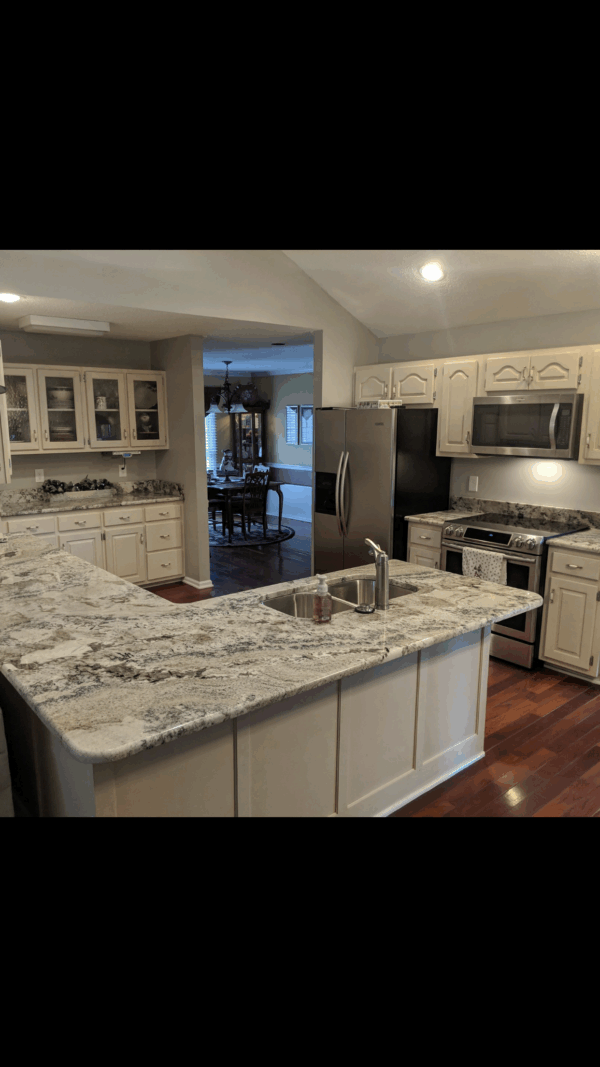 Azul Nouveau Granite Kitchen1