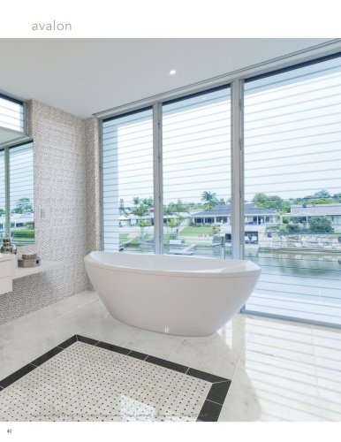Bianco Avalon Marble Bathroom