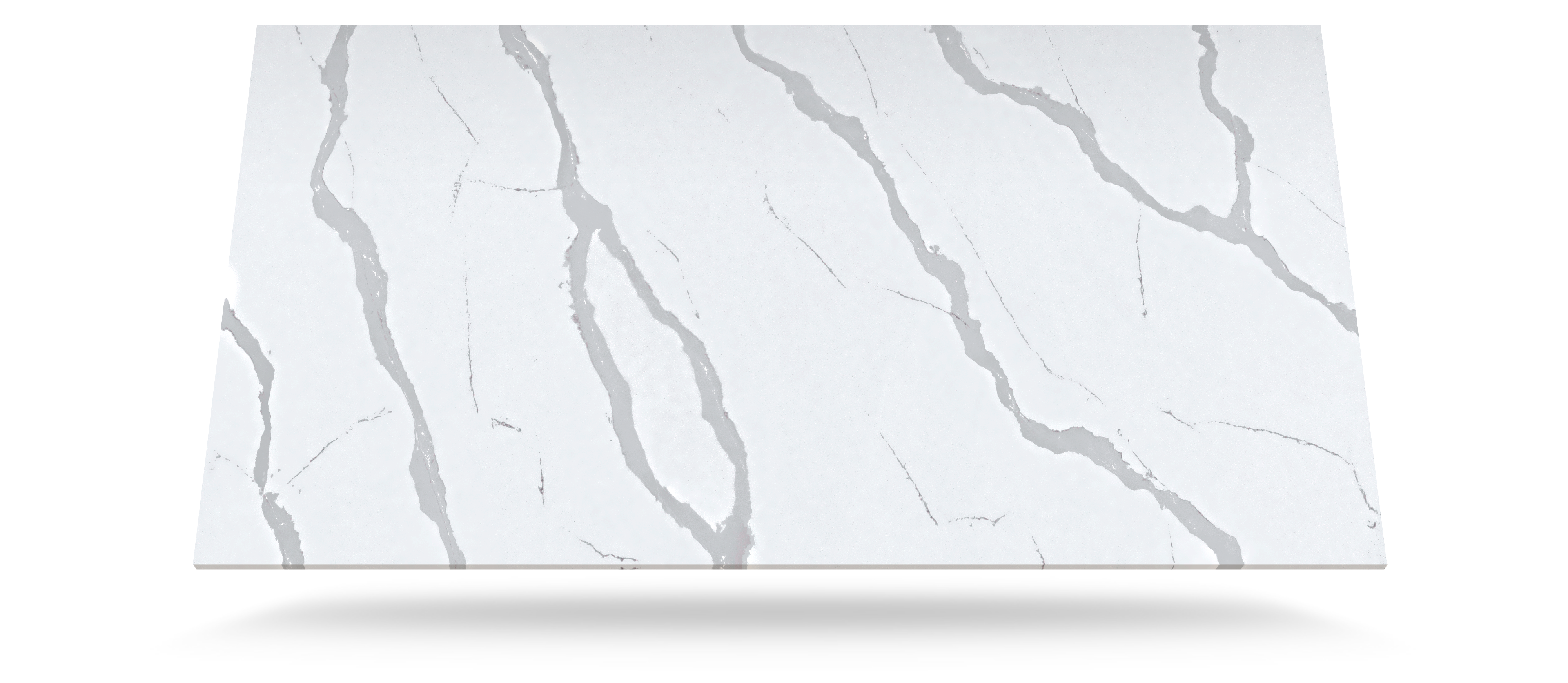 Bianco Calacatta Silestone Quartz 3D Slab