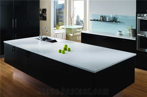 Bianco River Silestone Quartz Kitchen2