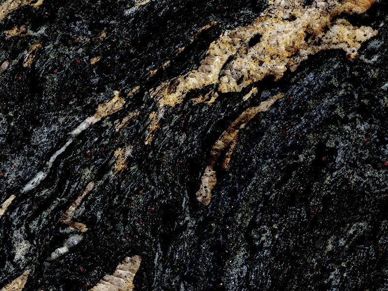 Black Cosmic Leather Finish Granite