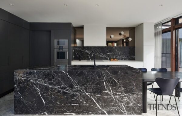 Black Moon Marble Kitchen