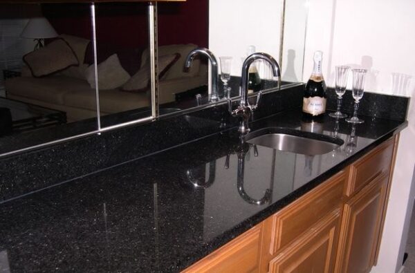 Black San Gabriel Granite Kitchen1