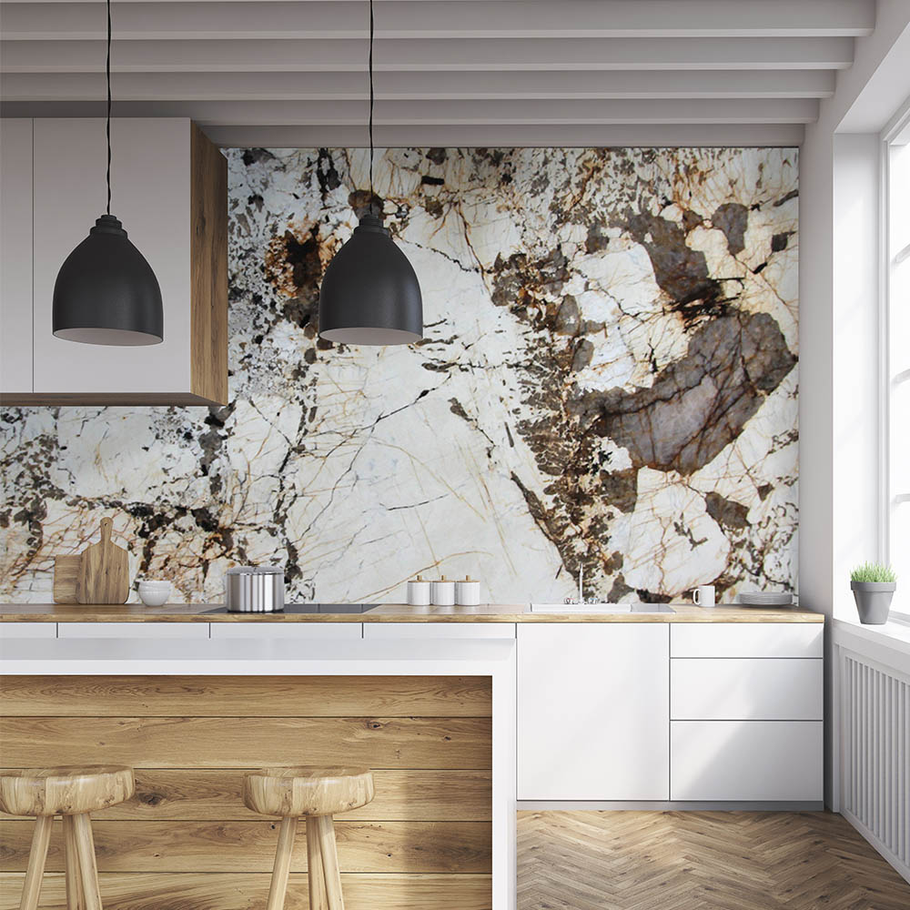 Blanc Do Blanc Granite Wall