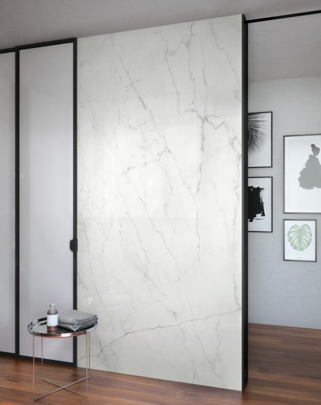 Calacatta Lincoln Infinity Porcelain Countertop Walls