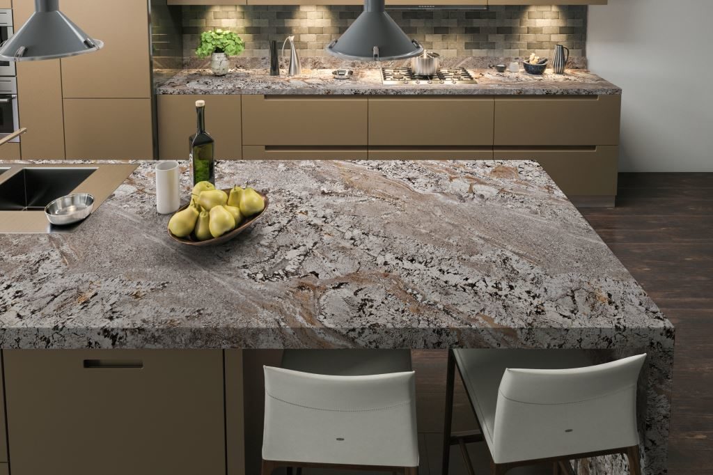 Chocolate River Granite Kitchen1