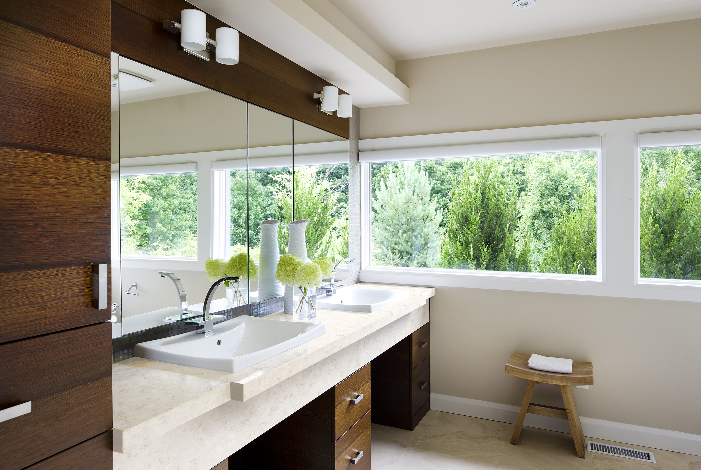 Clarino LG Viatera Quartz Bathroom Countertops