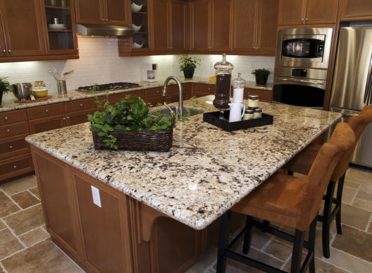 Crema Delicatus Granite Kitchen1