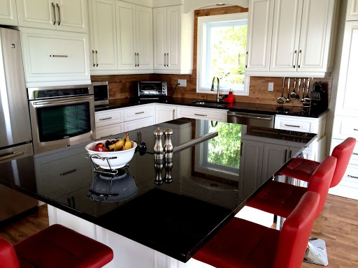 Crystal Black Granite Kitchen