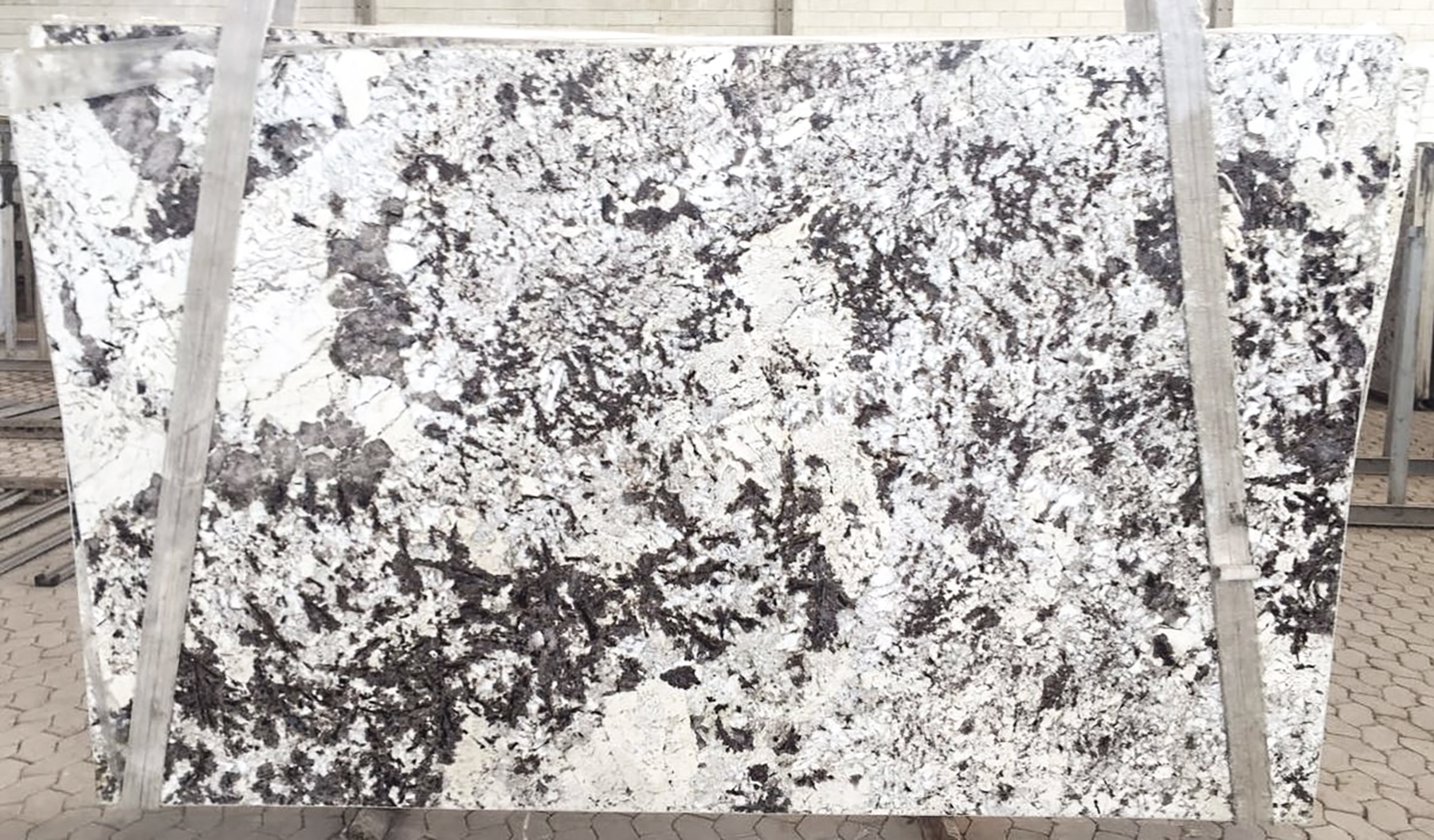 Diamond White Granite Slab