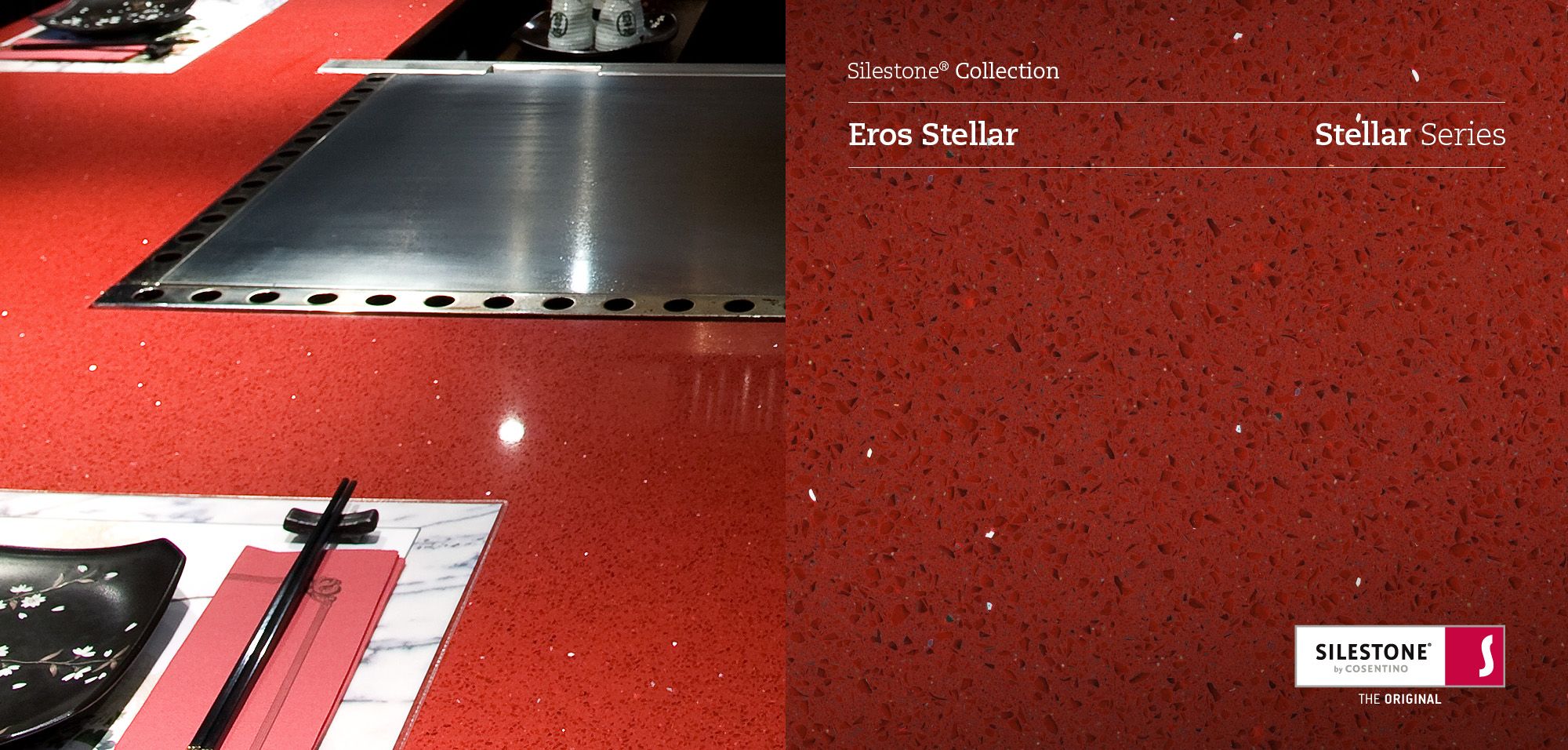 Eros Stellar Silestone Quartz Sample