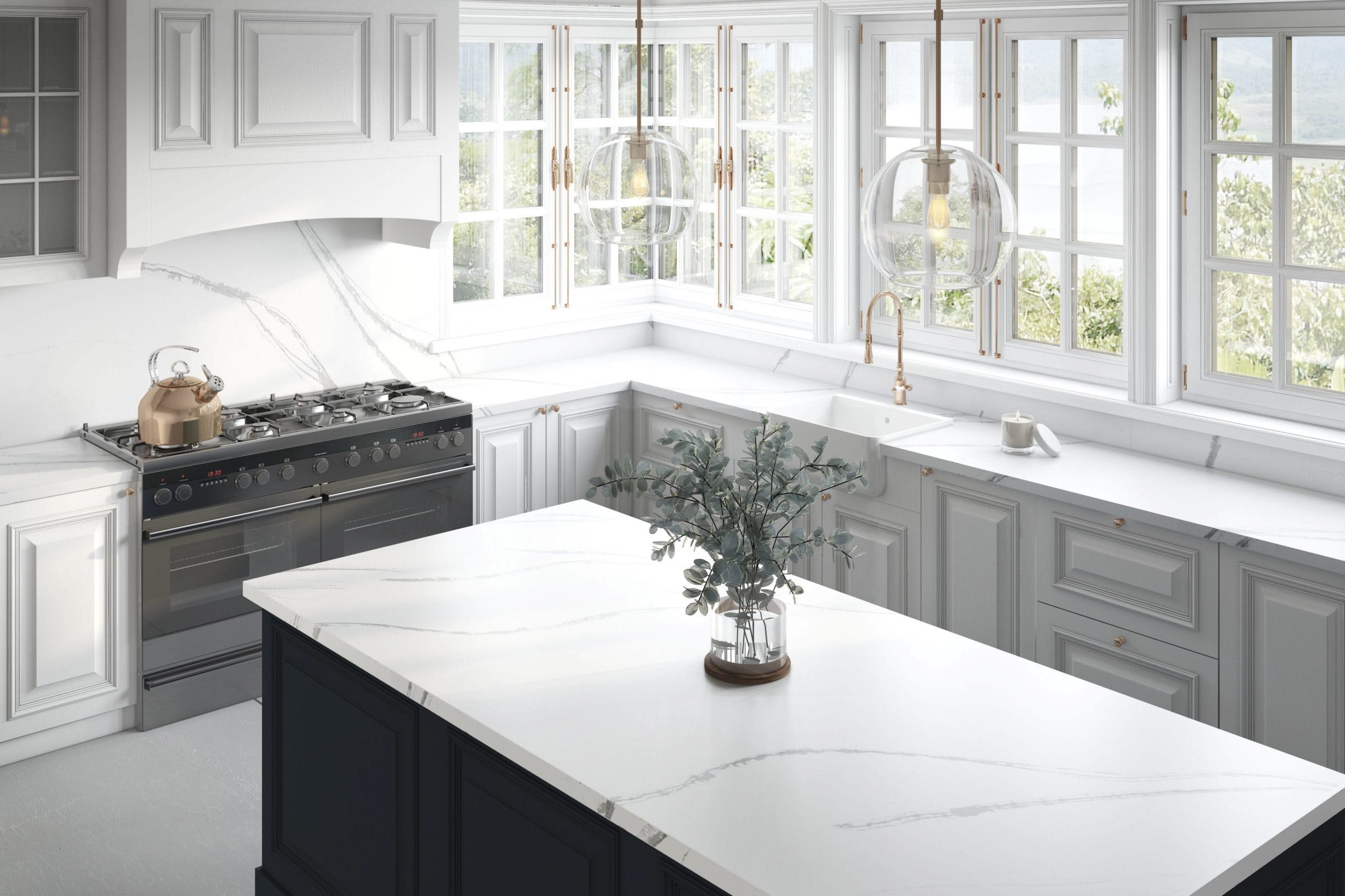 Et Bella SIlestone Quartz Kitchen