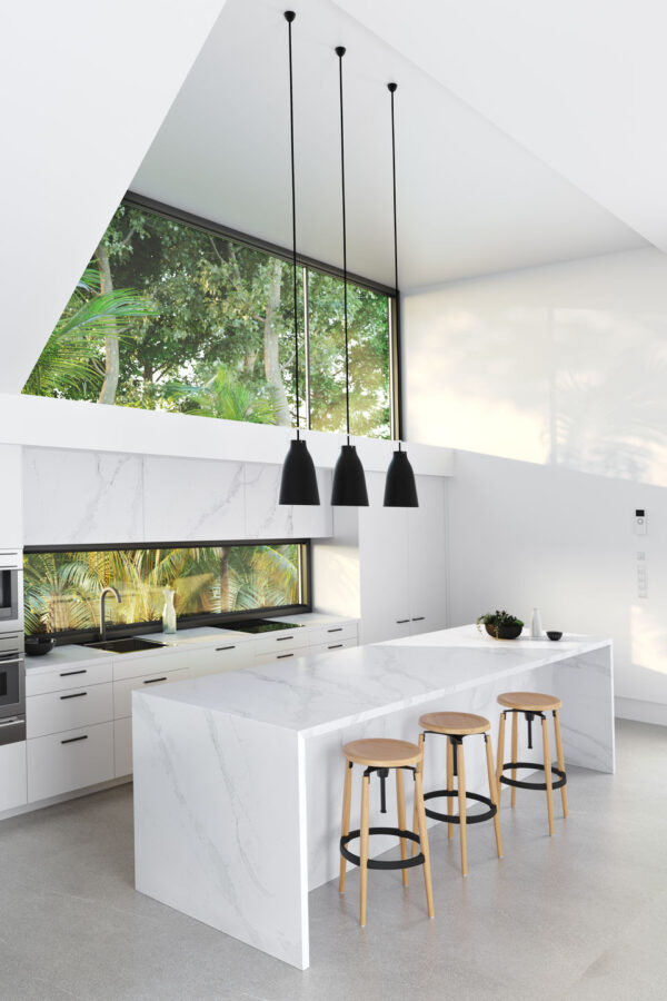 Et Calacatta Gold Silestone Quartz Kitchen