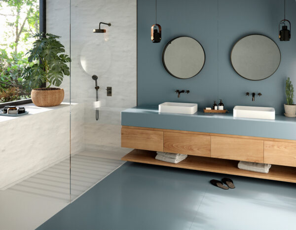 Cala Blue Silestone Quartz Bathroom Countertops