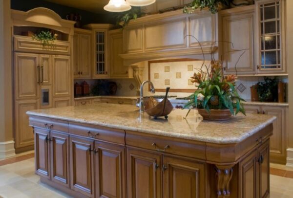 Giallo Ornamental STD Granite Kitchen