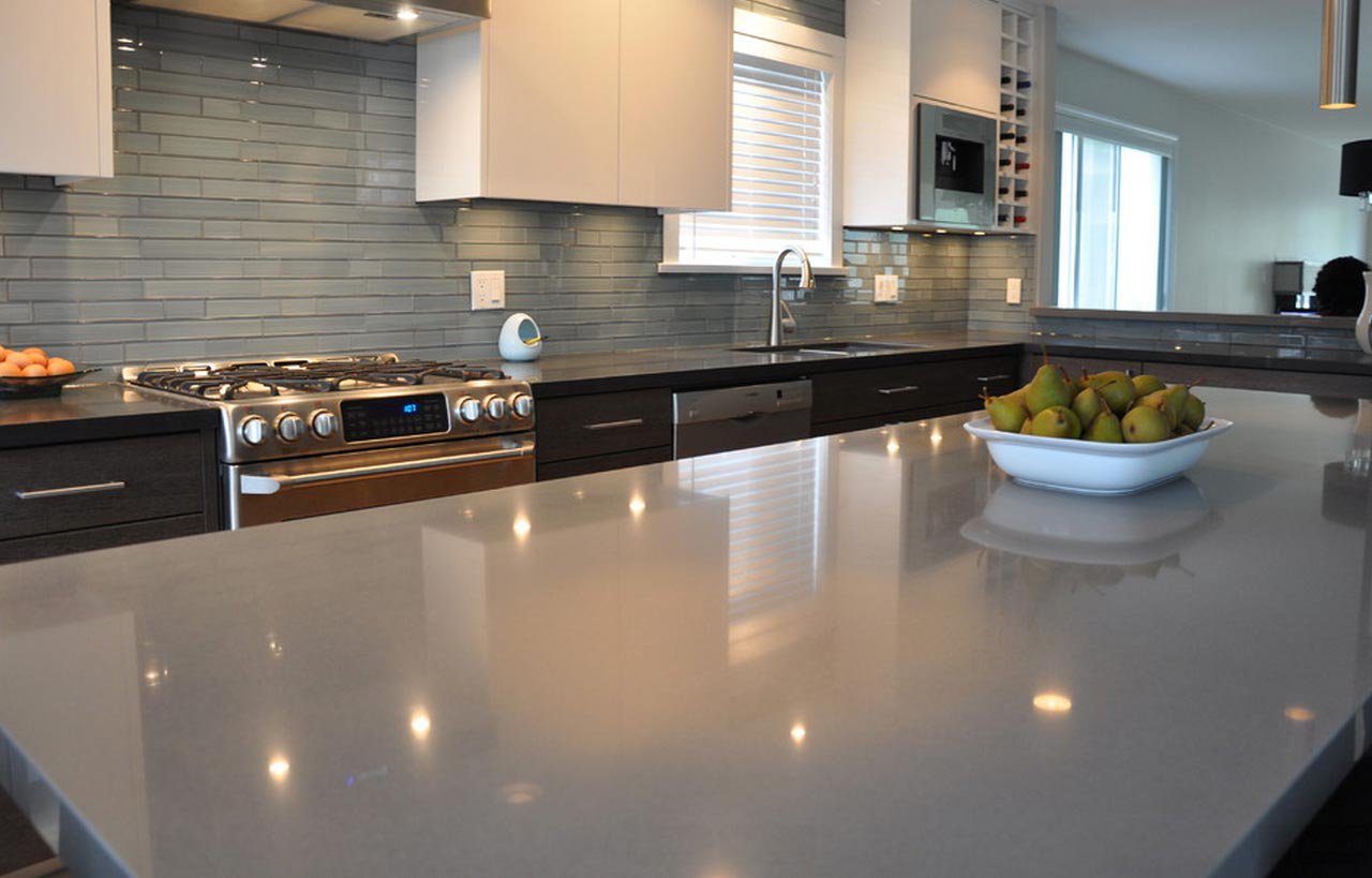 Gris Expo Silestone Quartz Kitchen1