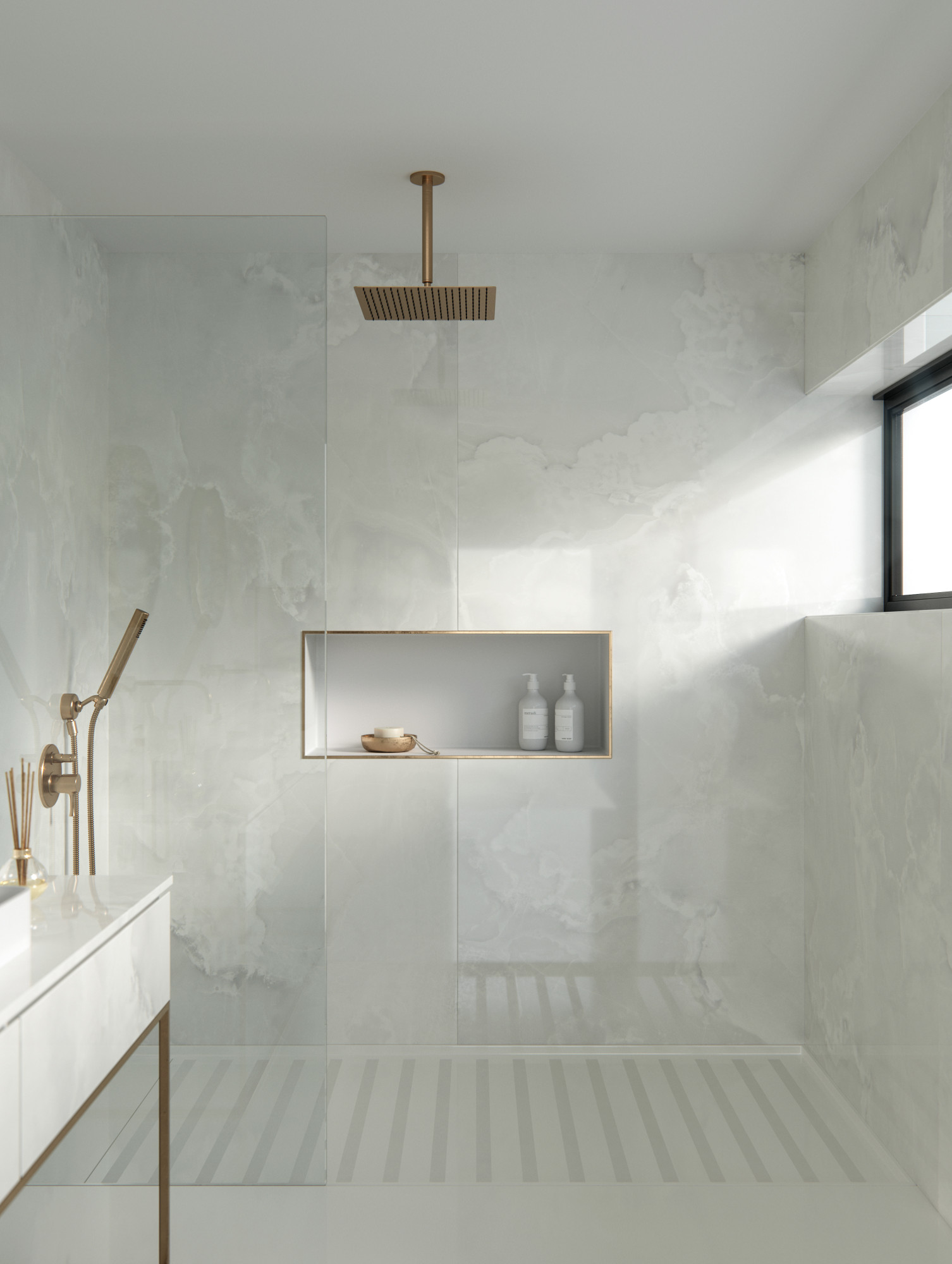 Helena Shower Countertops Walls