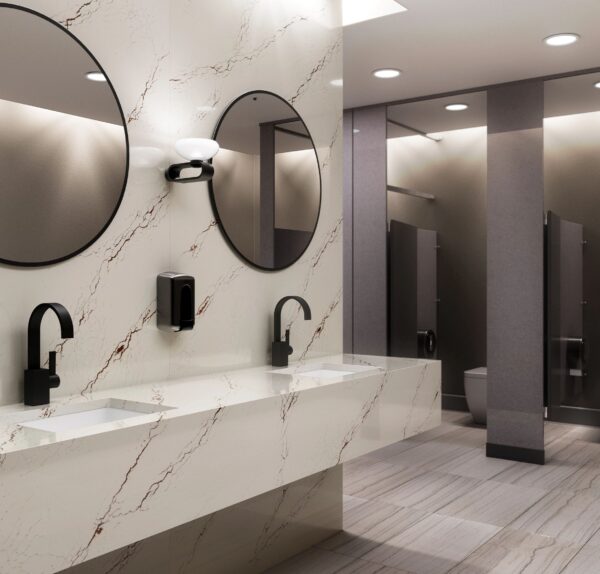 Inverness Bronze Cambria Quartz Bathroom Countertops