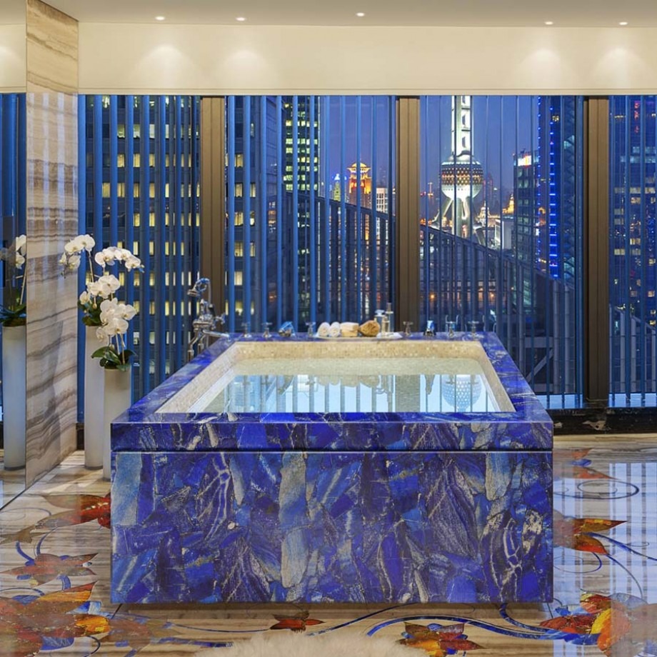 Lapis Lazuli Semi Precious Stone Bath