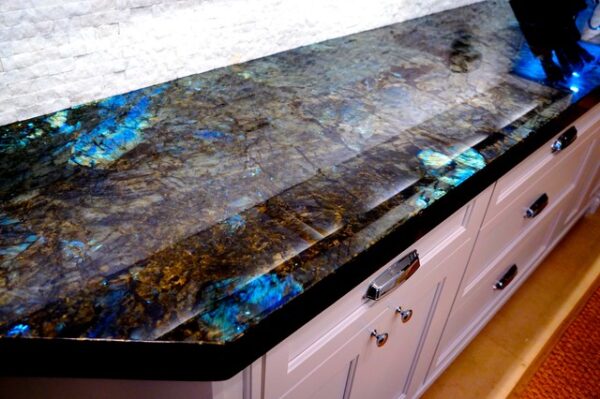 Lemurian Blue Granite Counter