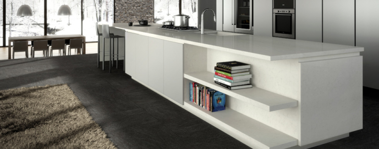 London Grey Caesarstone Quartz Kitchen