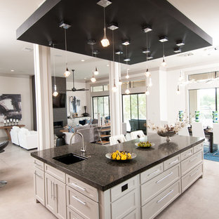 Metallic Granite Kitchen