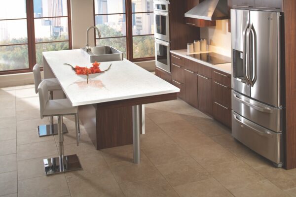 Miami Vena Silestone Quartz Kitchen