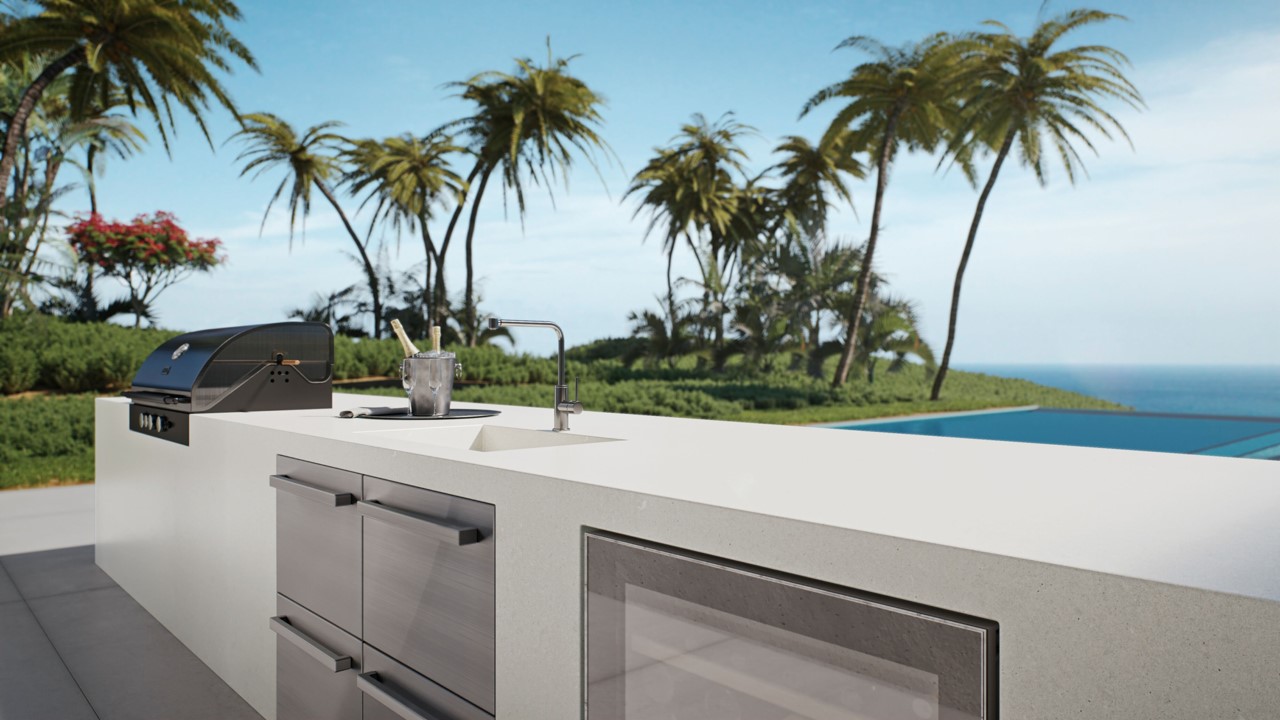 Midday Caesarstone Quartz Outdoor