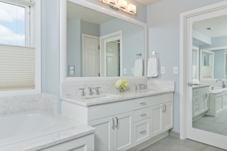 Minuet LG Viatera Quartz Bathroom Countertops