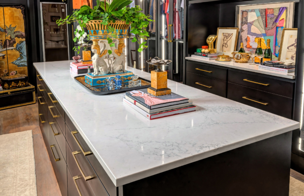 Muse LG Viatera Quartz Kitchen Island