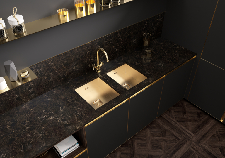 Nocturne LG Viatera Quartz Bathroom Countertops