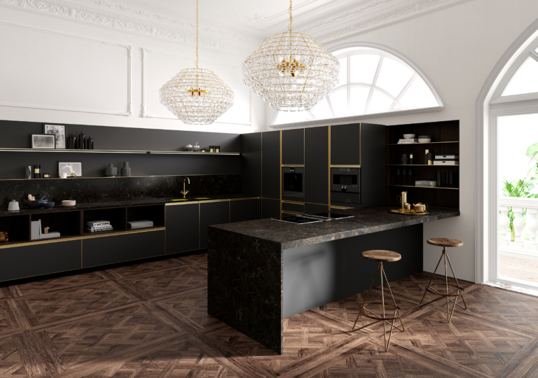 Nocturne LG Viatera Quartz Kitchen Countertops