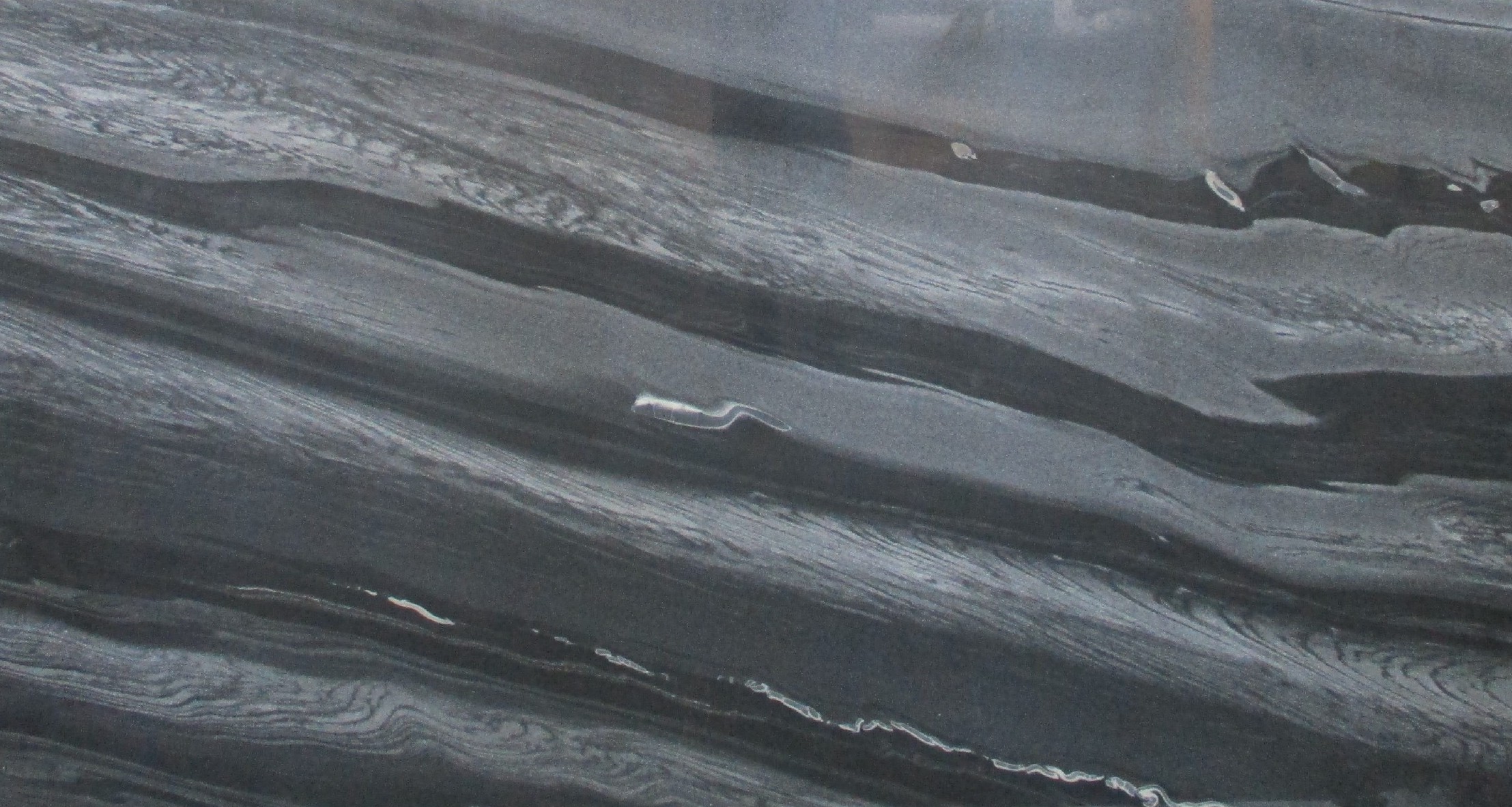 Ocean Black Marble Full Slab