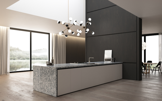 Octave LG Viatera Quartz Kitchen Island Countertops