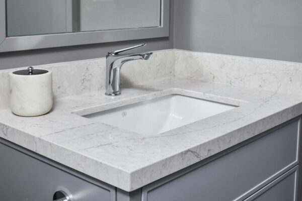 Pearl Jasmine Silestone Quartz Bathroom1